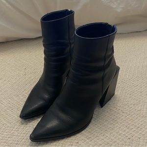Steve Madden Black Booties